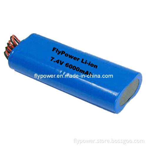 7.4V 6000mAh 26650 Li-ion Battery Pack